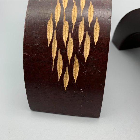 Rare set of 3 Nesting Arched Wood Tealight Candle Holders Purchased in Dubai - Picture 6 of 10